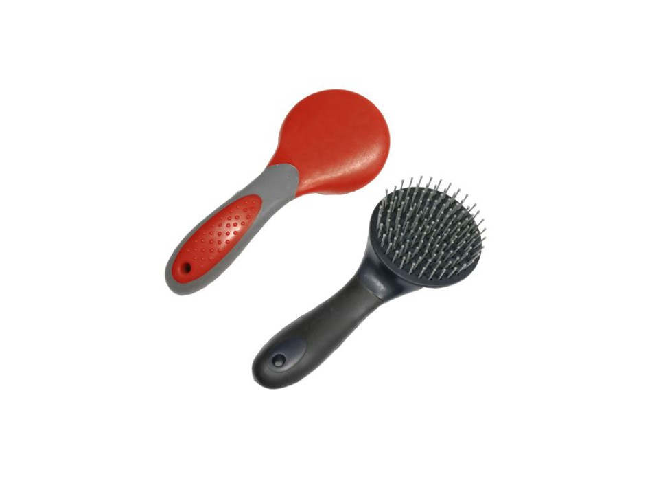 ROUND TAIL AND MANE BRUSH WITH HANDLE