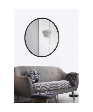 Black ABISSO mirror P5132 PINTDECOR