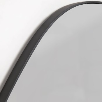 Anera mirror in black metal 84 x 108.5 cm