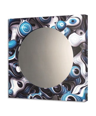 Mirror BLOB BLUE GS4354 PINTDECOR