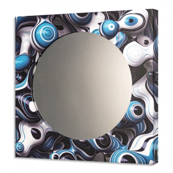 Mirror BLOB BLUE GS4354 PINTDECOR