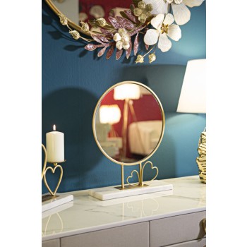 HEART FREESTANDING MIRROR