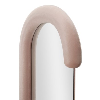 CHANTAL PINK VELVET WALL MIRROR