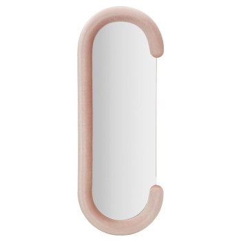 CHANTAL PINK VELVET WALL MIRROR