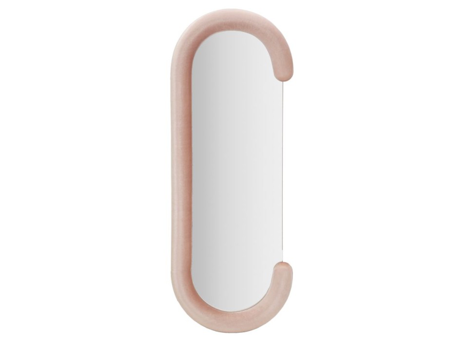 CHANTAL PINK VELVET WALL MIRROR