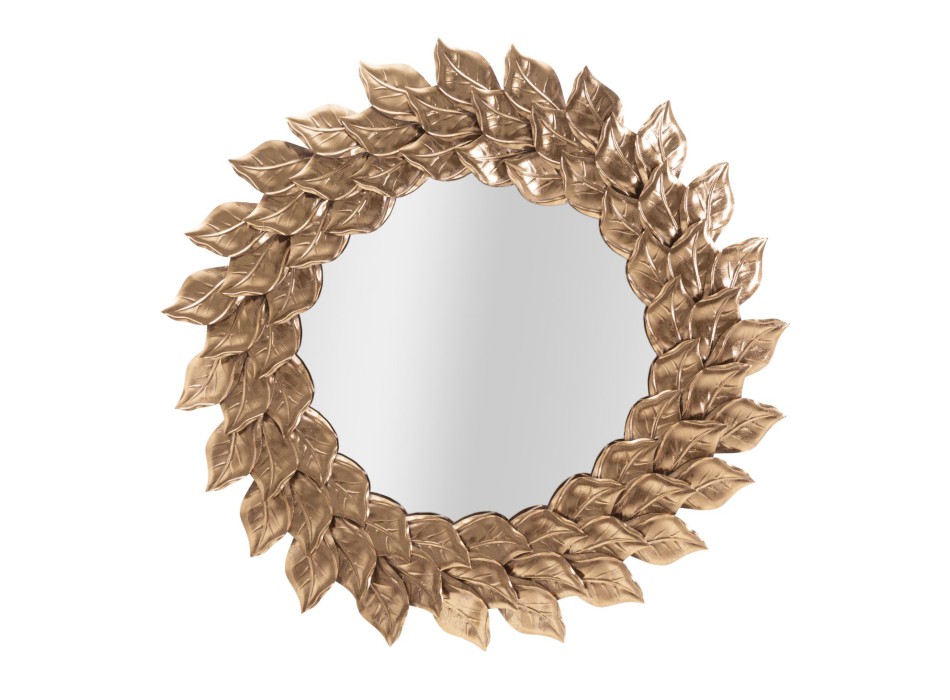 GLAM PETAL COPPER WALL MIRROR