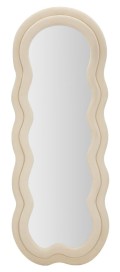 MIKI CREAM VELVET WALL MIRROR