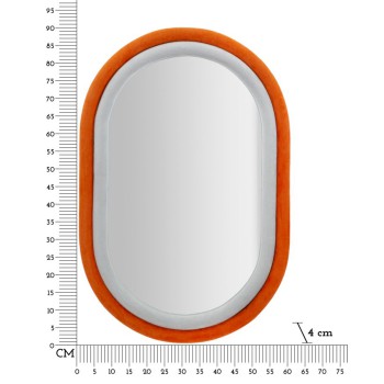 ANTONY ORANGE VELVET/MIX MIRROR