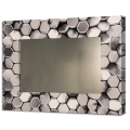 Mirror HEXAGONS SILVER GS4326 PINTDECOR