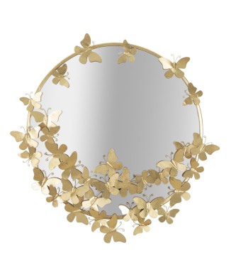 ROUND BUTTERFLY MIRROR