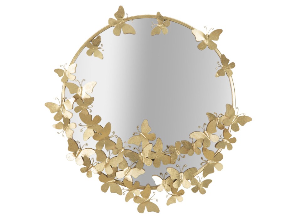 ROUND BUTTERFLY MIRROR