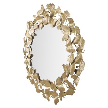 ROUND LEAF MIRROR