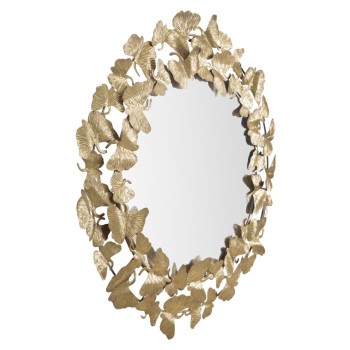 ROUND LEAF MIRROR