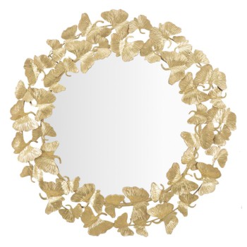 ROUND LEAF MIRROR