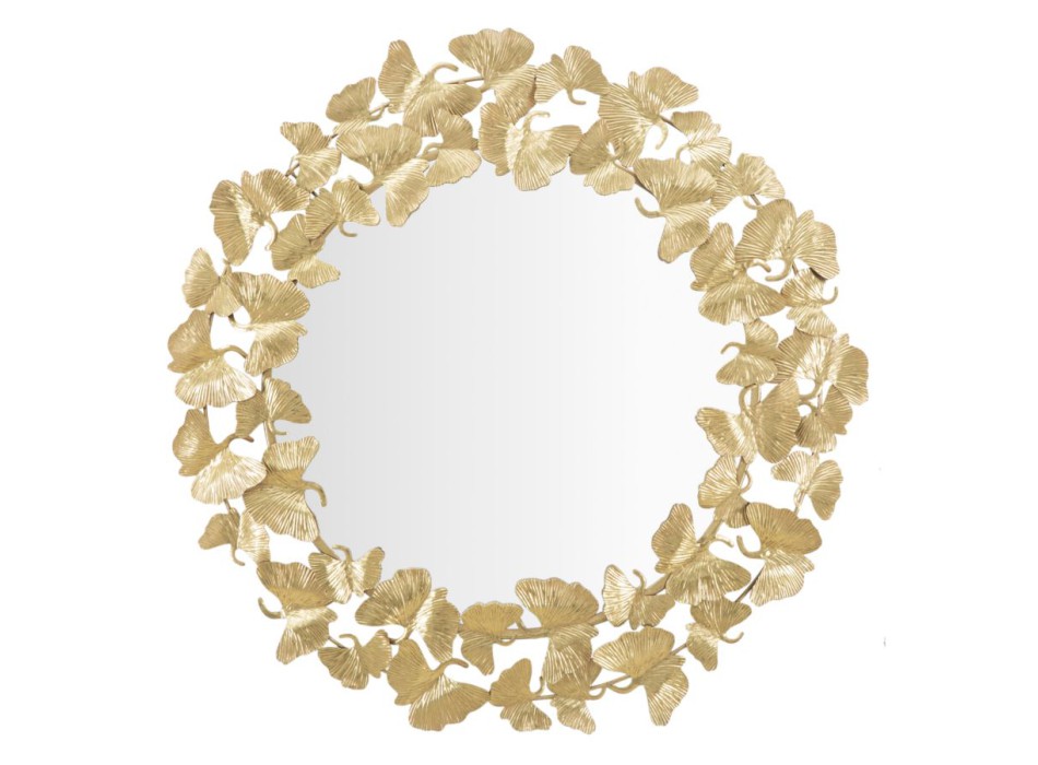 ROUND LEAF MIRROR