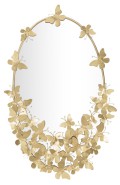 GLAM OVAL BUTTERFLY MIRROR