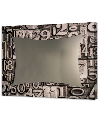 Mirror TYPOGRAPHIC NUMBERS GS4368 PINTDECOR