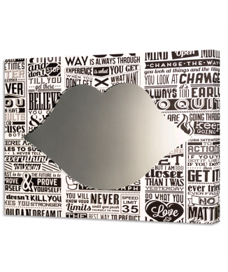 Mirror WORDS IN BLACK GS4414 PINTDECOR