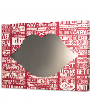 Mirror WORDS IN RED GS4416 PINTDECOR