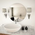 Round Glass Mirror available with or without LED