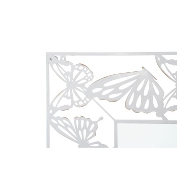 WHITE BUTTERFLY MIRROR