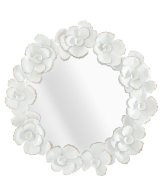 WHITE FLOWER MIRROR