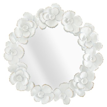 WHITE FLOWER MIRROR