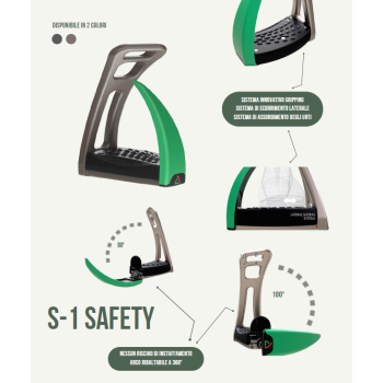 S1 SAFE RIDING safety stirrups