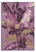 DARK LEAVES PAINTED PRINT