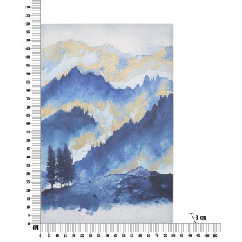 MOUNTAIN TREE PAINTED PRINT