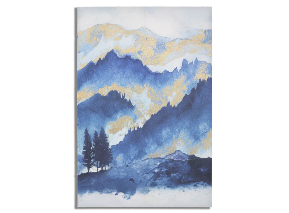 MOUNTAIN TREE PAINTED PRINT