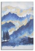 MOUNTAIN TREE PAINTED PRINT