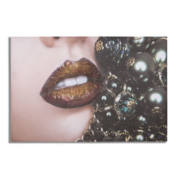 PRINT ON CANVAS BEAUTIFUL LIPS