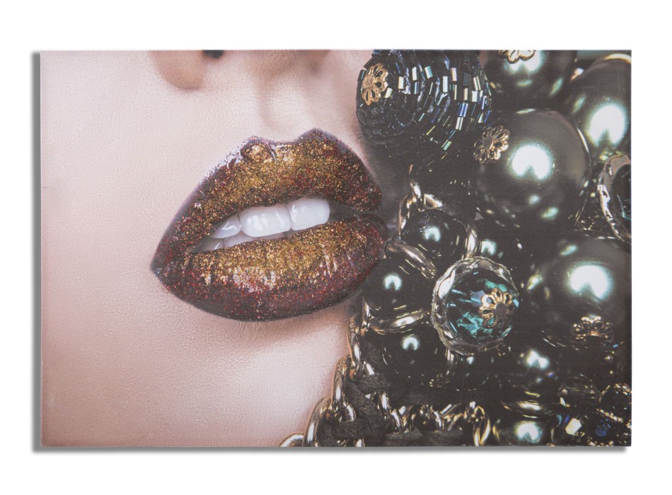 PRINT ON CANVAS BEAUTIFUL LIPS