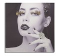 CANVAS PRINT WITH LADY DARK APPLICATIONS