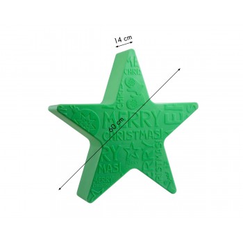 Luminous Star Merry Christmas 60 cm 32493W 8 Seasons Design