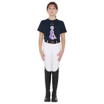 SLIM FIT CHILDREN'S T-SHIRT WITH KNIGHT PRINT