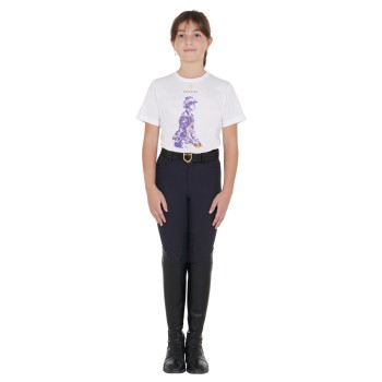 SLIM FIT CHILDREN'S T-SHIRT WITH KNIGHT PRINT