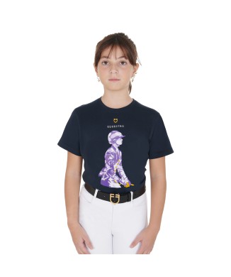 SLIM FIT CHILDREN'S T-SHIRT WITH KNIGHT PRINT