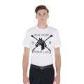 SLIM FIT MEN'S T-SHIRT WITH EQUESTRIAN PRINT promo