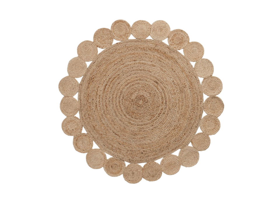 Round carpet Coss 100% jute Ø 150 cm