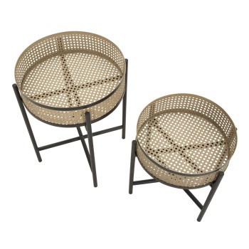 PAIR OF FUJI TABLES