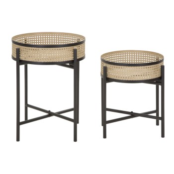 PAIR OF FUJI TABLES