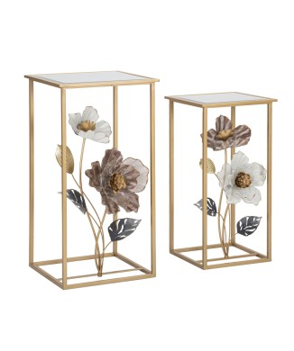 PAIR OF FLOWER TABLES