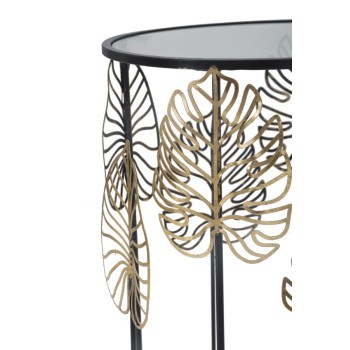 COUPLE GLAM LEAF TABLES