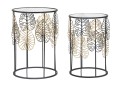 COUPLE GLAM LEAF TABLES