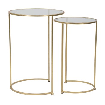 GLAM SIMPLY COFFEE TABLES, PAIR