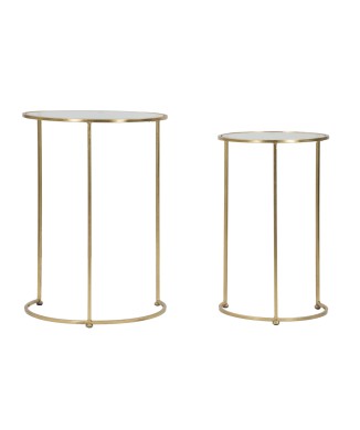 GLAM SIMPLY COFFEE TABLES, PAIR