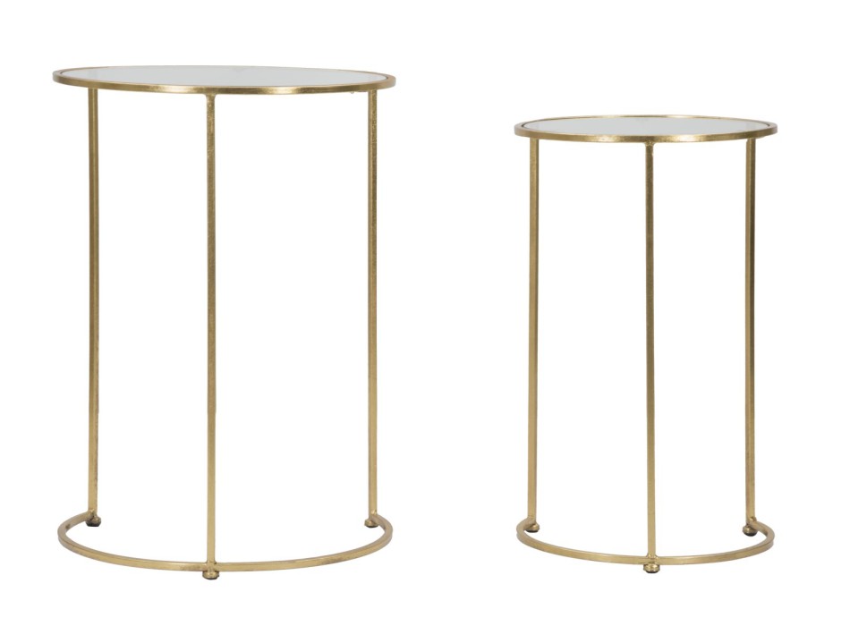 GLAM SIMPLY COFFEE TABLES, PAIR