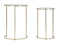 GLAM SIMPLY COFFEE TABLES, PAIR